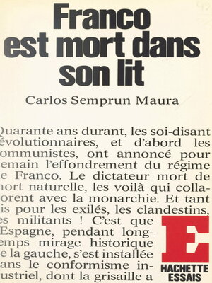 cover image of Franco est mort dans son lit